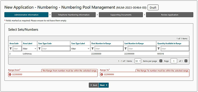 Here, you can see our system's user interface and its validation function in operation.