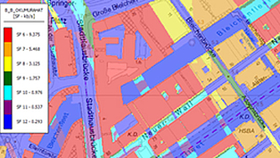 Urban coverage of an IOT network