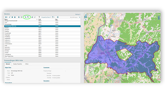 Vector management and visualization